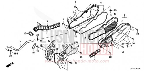 FILTRE A AIR NSC50T2E de 2014